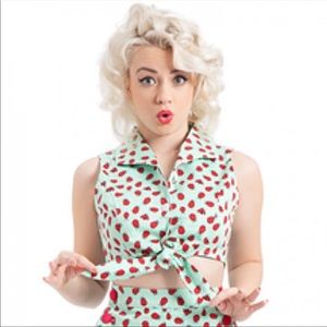 Voodoo Vixen ladybug crop top